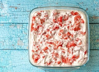 <p>Pop in the freezer for minimum 5 hours or overnight Serve with more fresh strawberries</p>