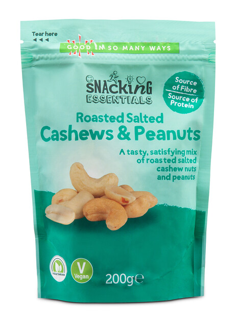 Roasted and Salted Cashews and Peanuts
