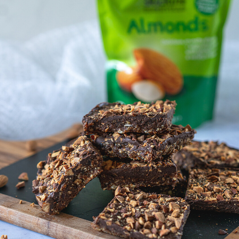 Roasted Almond Bars